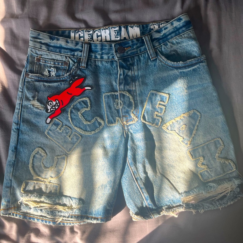 Ice Cream Denim Shorts